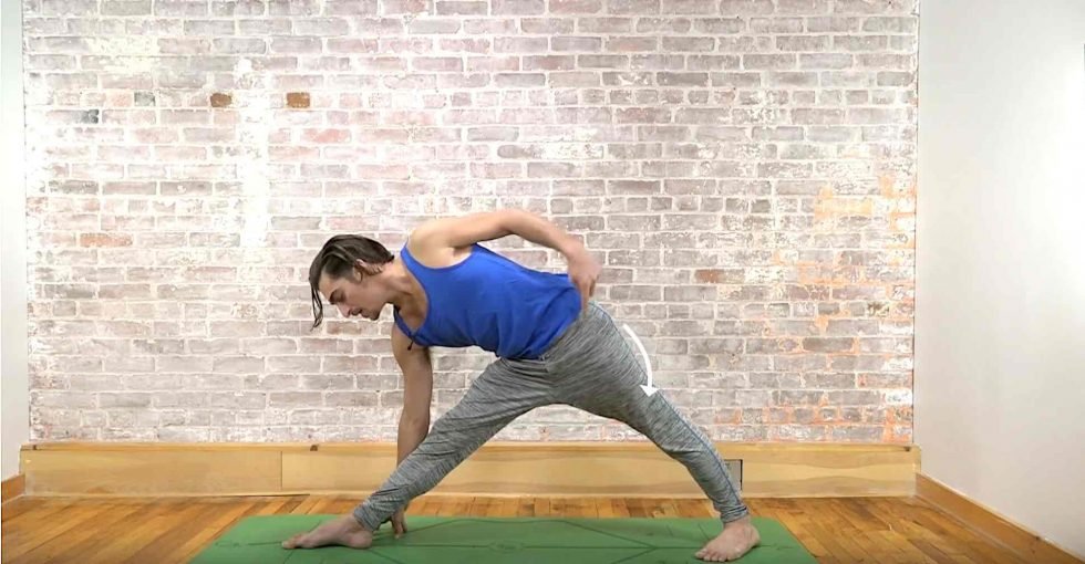 Triangle Pose: Trick to Avoid Hip Impingement - THEYOGIMATT