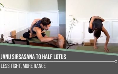 Janu Sirsasana To Half Lotus